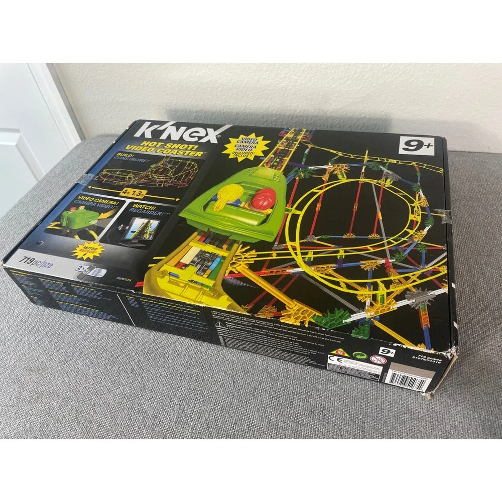 K'NEX Hot Shot Video Coaster 51075 Roller Coaster Building Set Box 9+ Toy